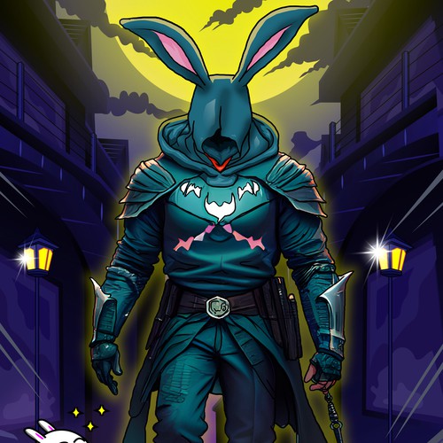 Assassin Rabbit Graphic Design by Amory_Send