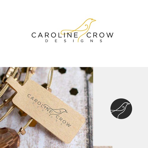 logo help pls! crow sketch needed to launch a simple and cool jewelry brand Design by khingkhing