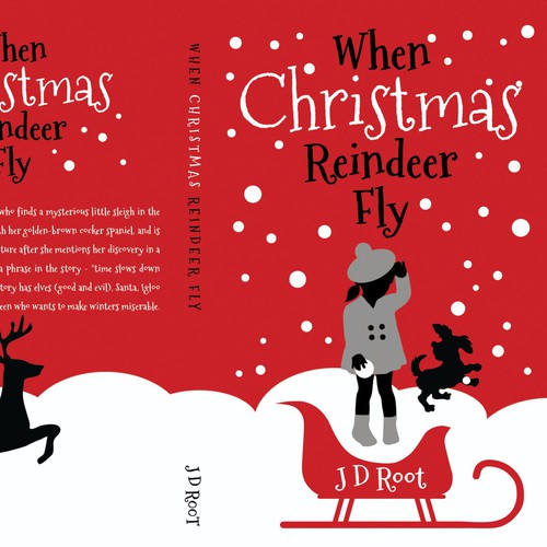 Design a classic Christmas book cover. Design by iMAGIngarCh+