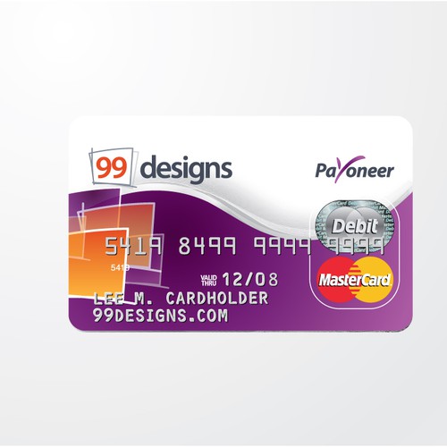 Prepaid 99designs MasterCard® (powered by Payoneer) Design por jamie.1831