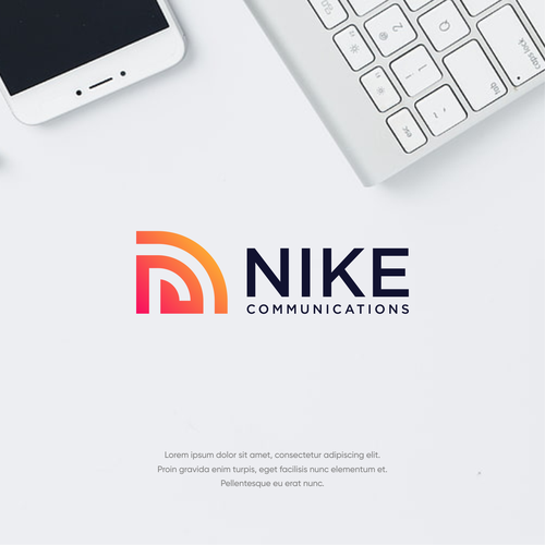 Nike Communications Logo Contest Design by zudsign