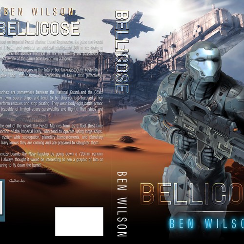 Sci-Fi Novel Cover Design, Start of Series. Design by Max63