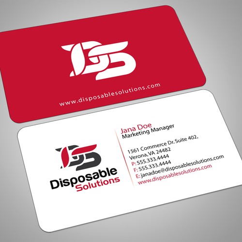 Disposable Solutions  needs a new stationery デザイン by Umair Baloch