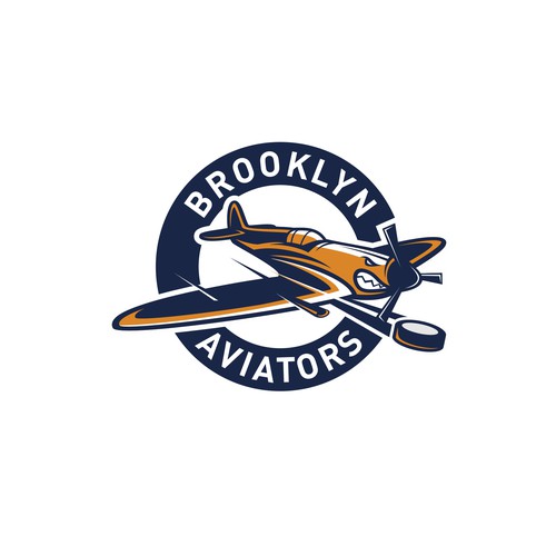 Ice Hockey Team Logo- Brooklyn NY Design by dinoDesigns