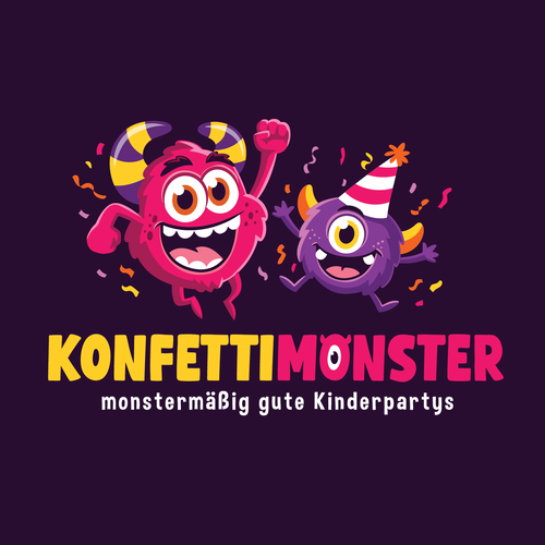 we need a fun logo for a kids party company Design by Rock N Draw