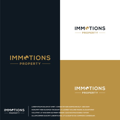 Logo IMMOTIONS PROPERTY Design by creativziner