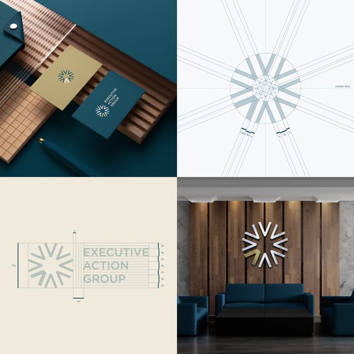 "Business Logo for Executive Action Group" winning Postcard, flyer or print