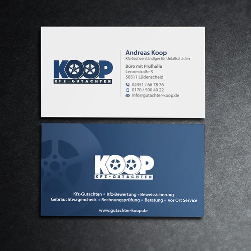 Business card contest entry by conceptu