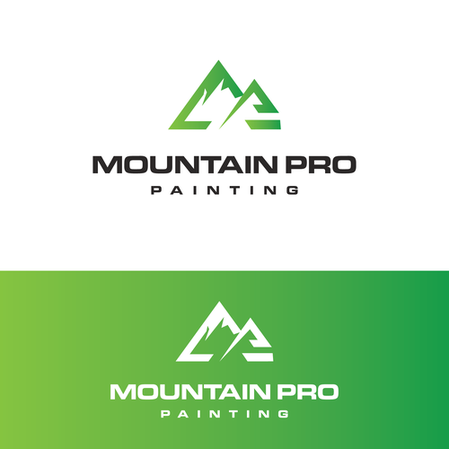 High-end, tech-focused Colorado painting company brand package Design by MD Design99