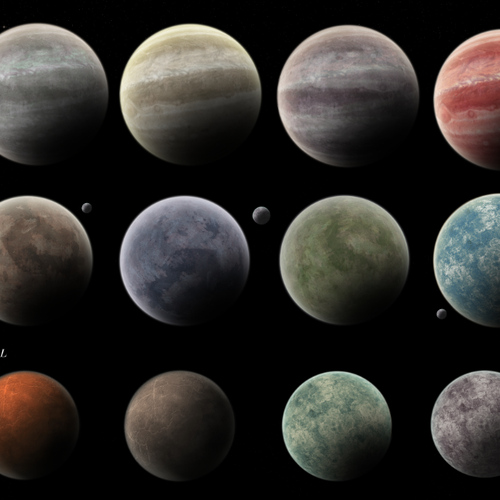 New art or illustration wanted for iPhone Exoplanet App Réalisé par Danielparrdesign