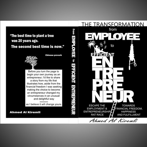 Design a Simple & Innovative Book Cover for the Transformation from Employee to Efficient Entrepreneur Design by PaviDesign