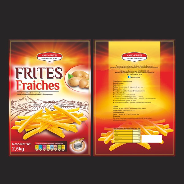 Design by slavisa_ves titled "Potato fries"