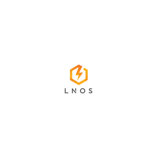 Lightning logo for Blockchain startup (LNOS) Design by King Cozy