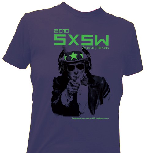 ReZieさんのDesign Official T-shirt for SXSW 2010 デザイン