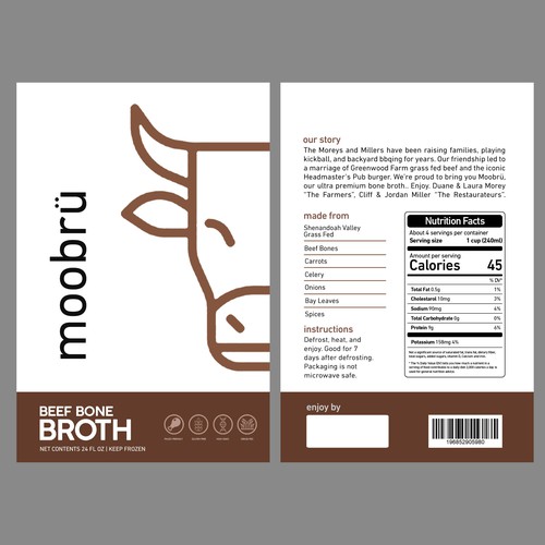 Bone Broth Package Design by sougatacreative