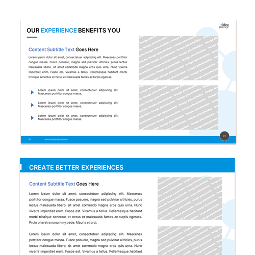 Design a powerful Base Powerpoint Template to speak to top tier brands Design by Raydesignz