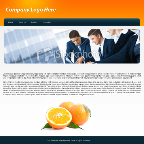 One page Website Templates Design by s33d