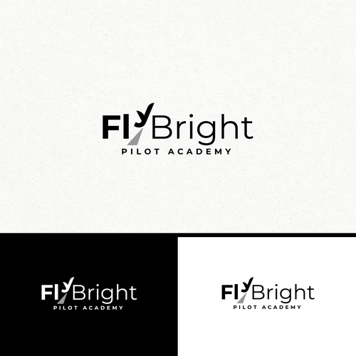 Flight School - High quality career track and recreational flight training. Design by mmkdesign