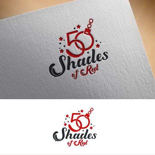 Logo for "50 Shades of Red" themed party Design by ellie7