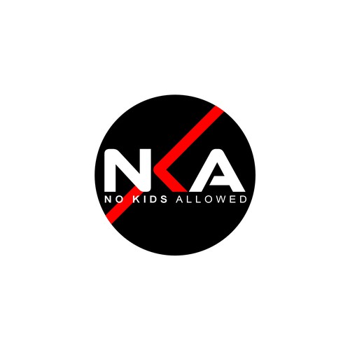 DJ Name Logo Needed for Marketing- NKA (No Kids Allowed) Design by allip.pello