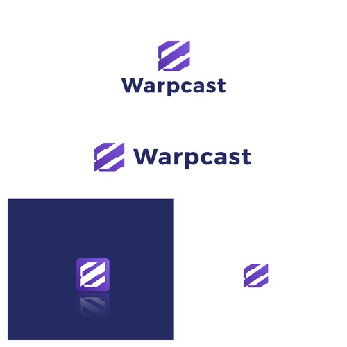 Design Warpcast logo di Dexterous™