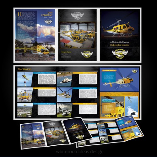 Helicopter Express Needs New Exciting Promotional BROCHURE Design por Image Lab