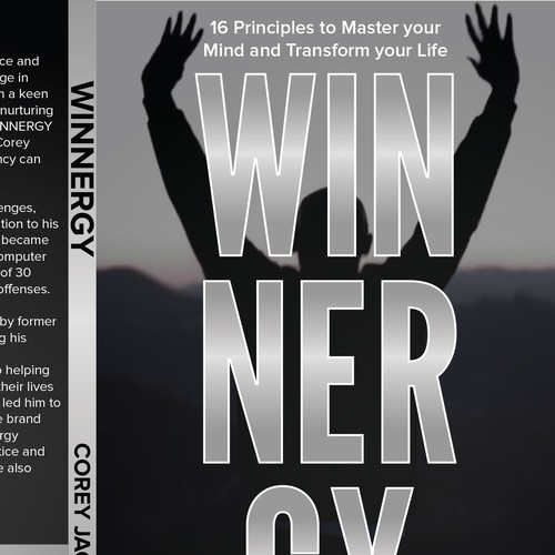 Design a sleek book cover for a man who wants to transform your mind and life! Design by DanielRW