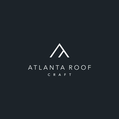 Minimalist valley key building roof logo design Vector Image