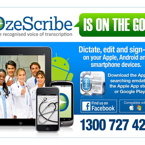 OzeScribe needs a new postcard or flyer Design by isuk