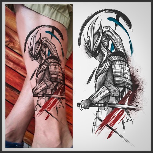 A warrior rises, Tattoo contest, 99designs