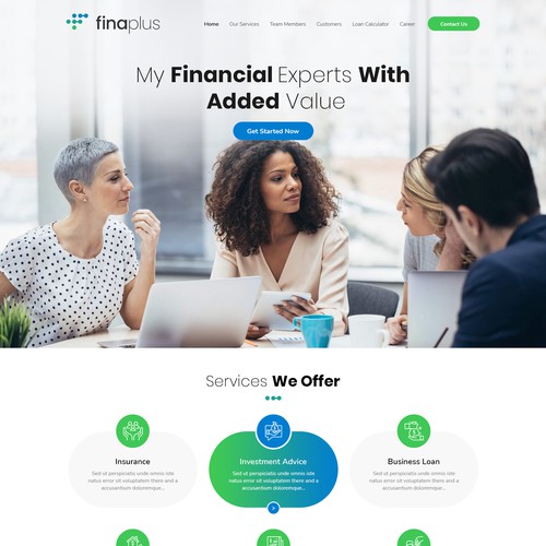 Proposta di design per un contest della categoria Design di sito web realizzata da BSD Techs
