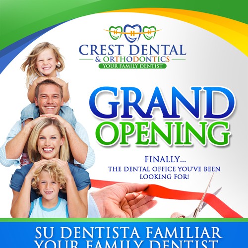 New dental office opening | Postcard, flyer or print contest | 99designs