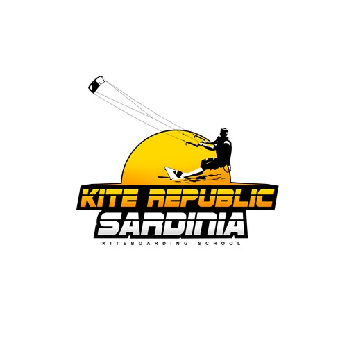 Kite Republic Sardinia - Kiteboarding School needs a youthful & professional Logo Design by Yolman