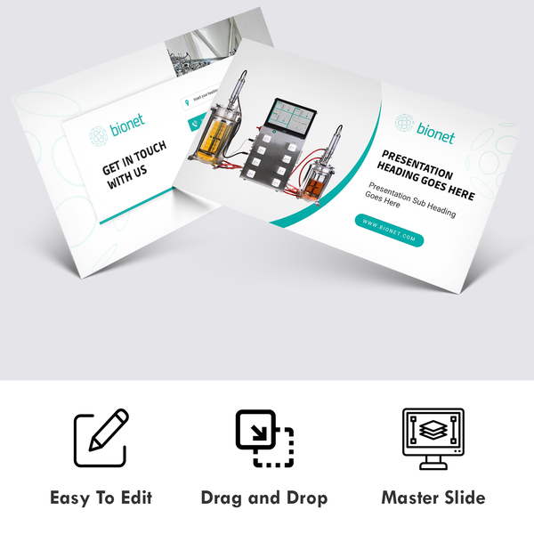 Diseño de Kaysar Designs titulado "Biotechnology products presentations"