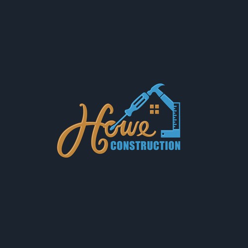 Howe Construction Logos Wanted! Must have the same cursive as my profile pic for word: Howe. Want better pictures!! Design by Kas_Ra