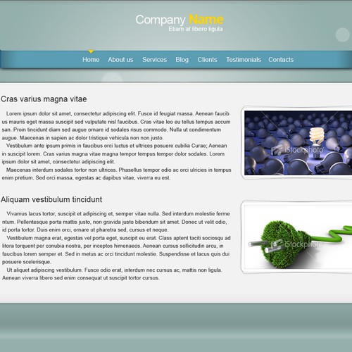 1-3 Page Website Template Design von kpp0209