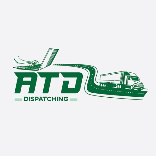 On the road to create a new logo! Help us create a unforgettable logo for our truck dispatching service! Design by saripuspa