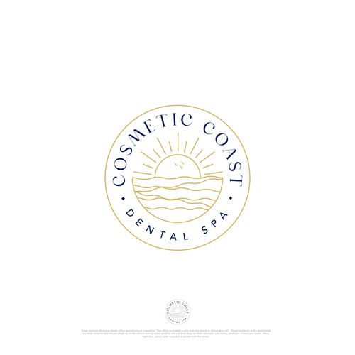 Design old money aesthetic for boutique cosmetic dental office located on the coast on NC Design by B.Achrafhb