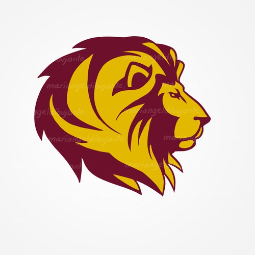Home of the Lions! Design a school mascot Design by Mariangeldibujante