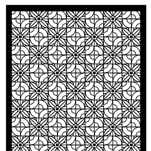 Pattern design for an interior-design element for a hotel in Bali Design by QPR