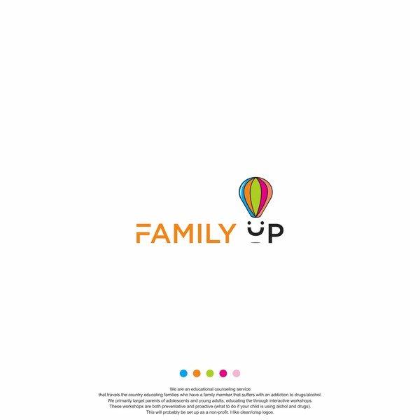 Design by Bella Lala titled "logo concept for Family Up"