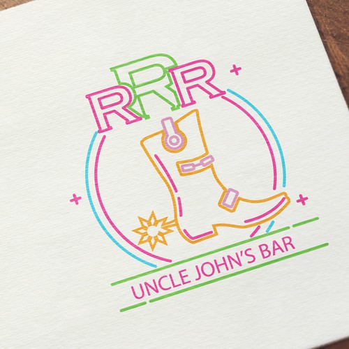 RRR Bar logo contest Design by chiran2018