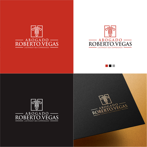 Designs | ABOGADO-ROBERT0.VEGAS | Logo & brand identity pack contest