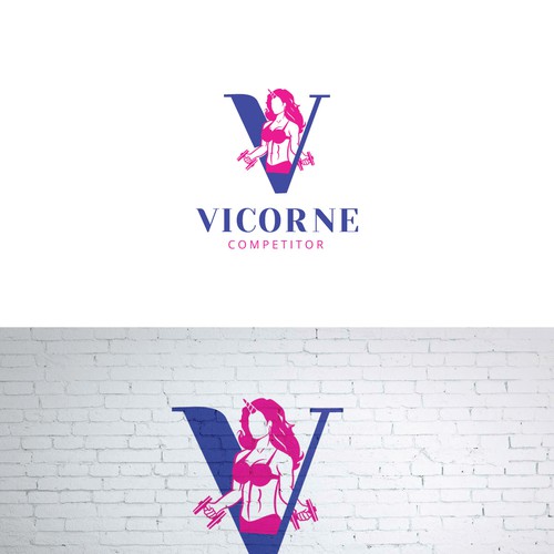 "CREATION LOGO+SITE POUR PRESTATION MAKEUP COMPETITION FITNESS GIRL" winning 