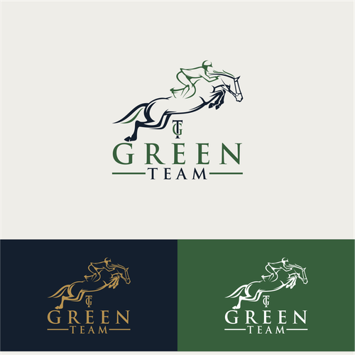 Looking for a powerful logo for an Horse jumping team for international competitions logo Design by sidiqnu