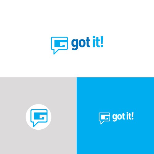 Logo design for "got it!", a top 10 app in App Store! Design by design_13  ©