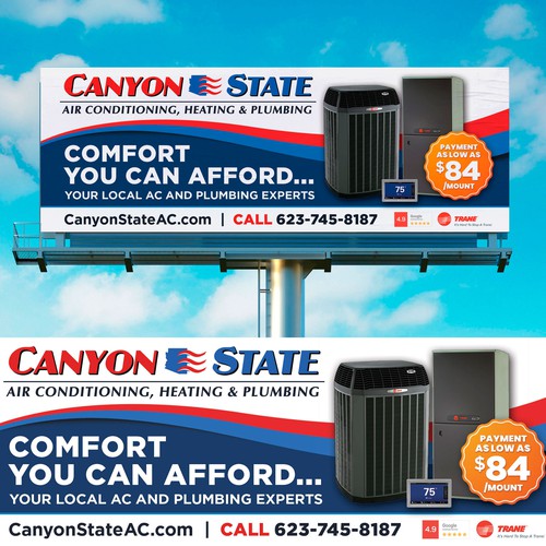 Design An Eye-Catching Billboard For An HVAC Company Design réalisé par 4rtmageddon™