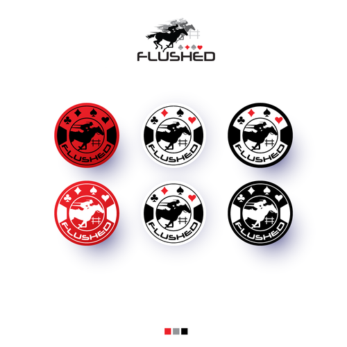 Flushed Icon Logo Design by i n s a n