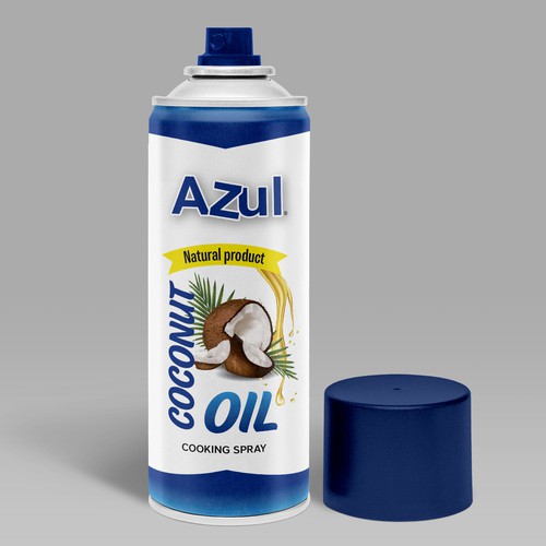 Create Product Extension for Azul Coconut Product - Azul Coconut Oil Spray Design by Vitalio7in