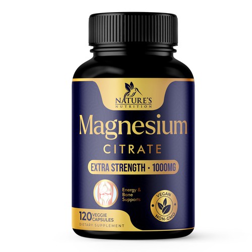 Premium Magnesium Citrate Design needed for Nature's Nutrition Design by UnderTheSea™